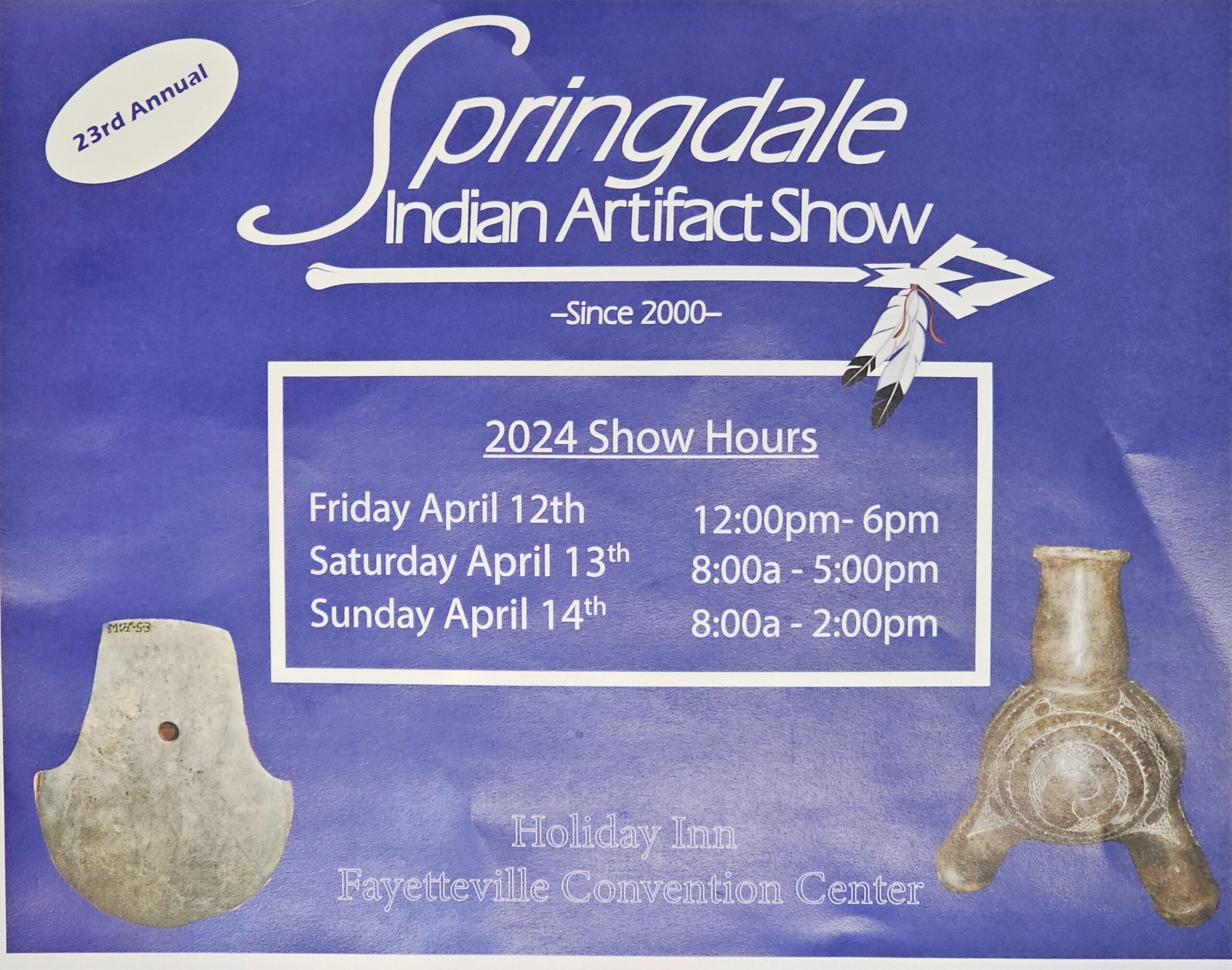 Springdale Ar Indian Artifact Show